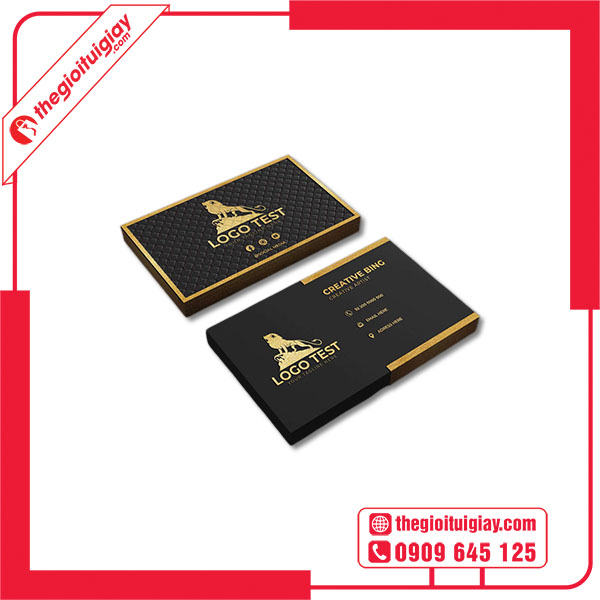 Mẫu card visit ép kim cao cấp