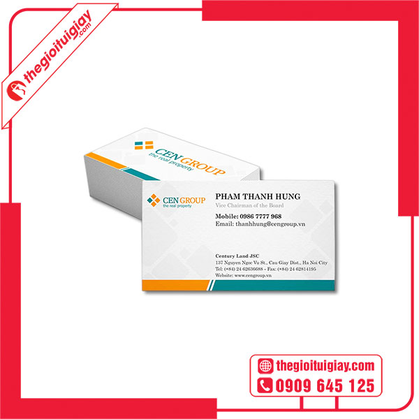 Mẫu card visit song ngữ thu hút