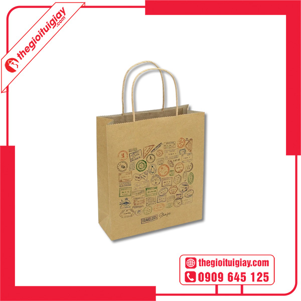 Mẫu túi giấy Fahasa giấy kraft
