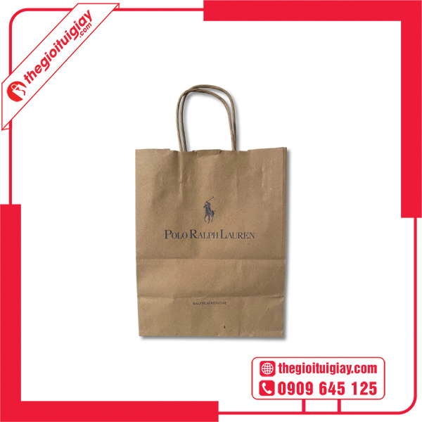 Mẫu túi giấy Ralph Lauren cho quà tặng