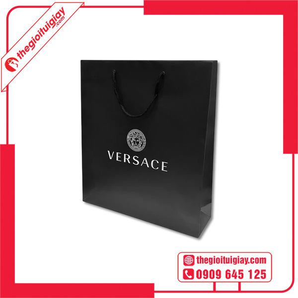 Mẫu túi giấy Versace sang trọng