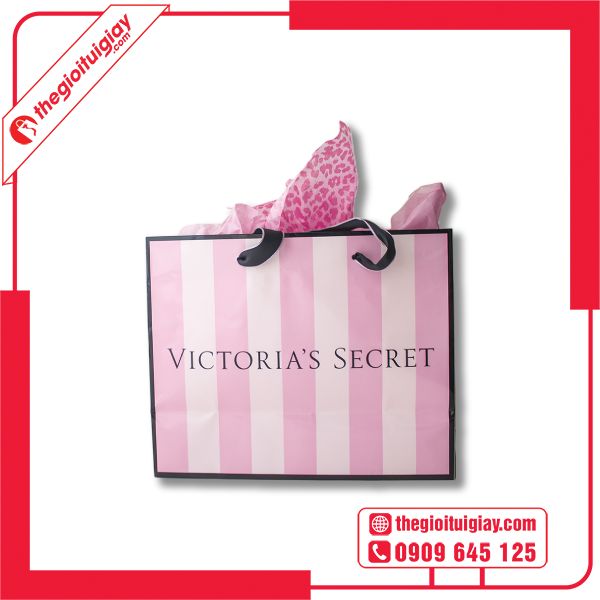 Mẫu túi giấy Victoria Secret sang trọng