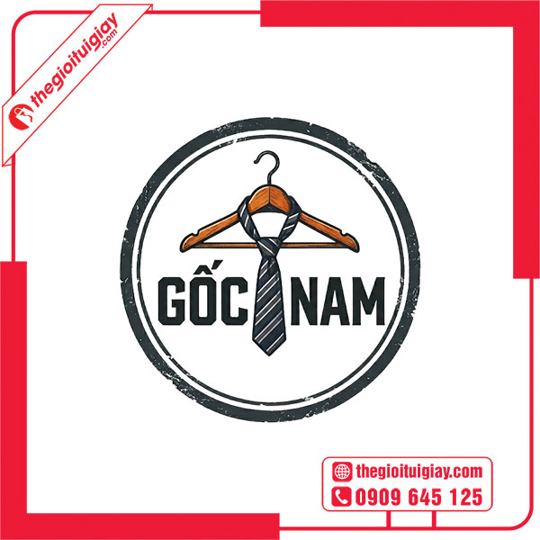 Mẫu logo shop quần &aacute;o nam GỐC NAM