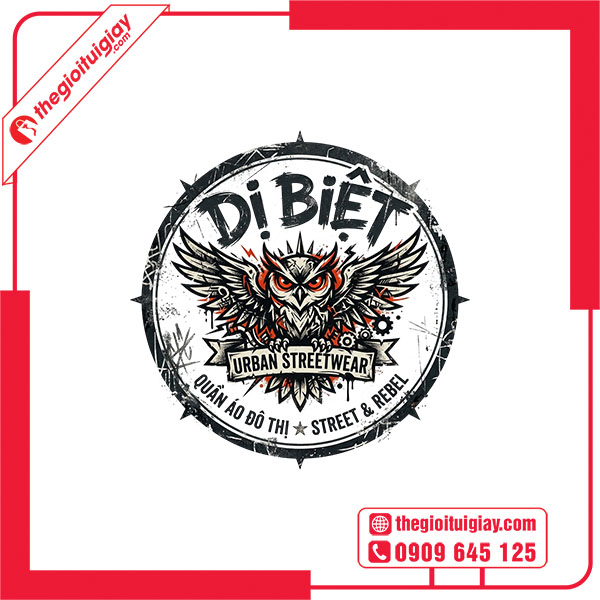Mẫu logo shop quần &aacute;o streetwear DỊ BIỆT