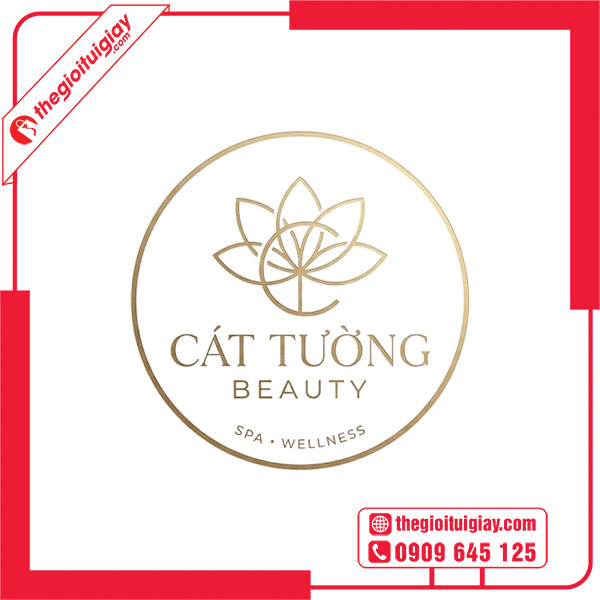 Mẫu logo spa C&Aacute;T TƯỜNG