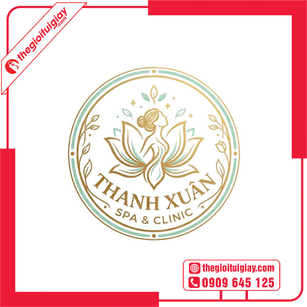 Mẫu logo spa THANH XU&Acirc;N