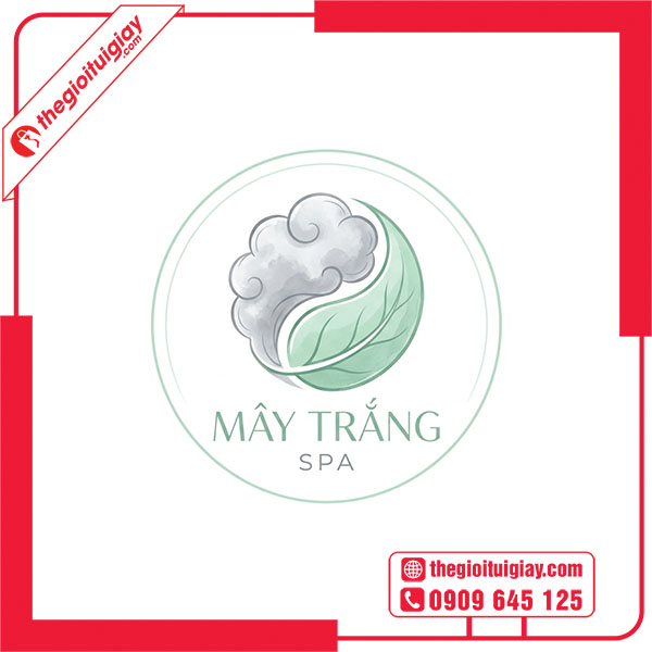 Mẫu logo spa M&Acirc;Y TRẮNG