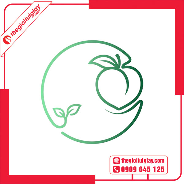 Mẫu logo trái cây THUẦN NÔNG