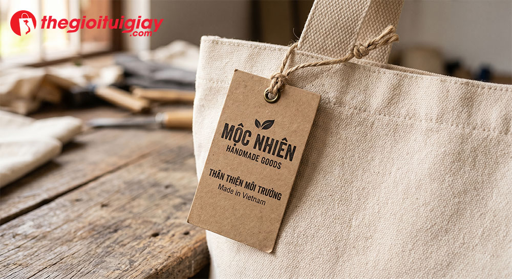Mẫu tag giấy kraft h&igrave;nh chữ nhật th&acirc;n thiện m&ocirc;i trường