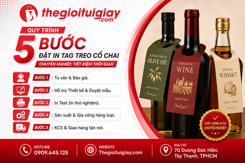 Quy tr&igrave;nh 5 bước đặt in tag treo cổ chai chuy&ecirc;n nghiệp
