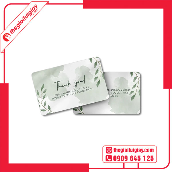 Name Card Cảm Ơn