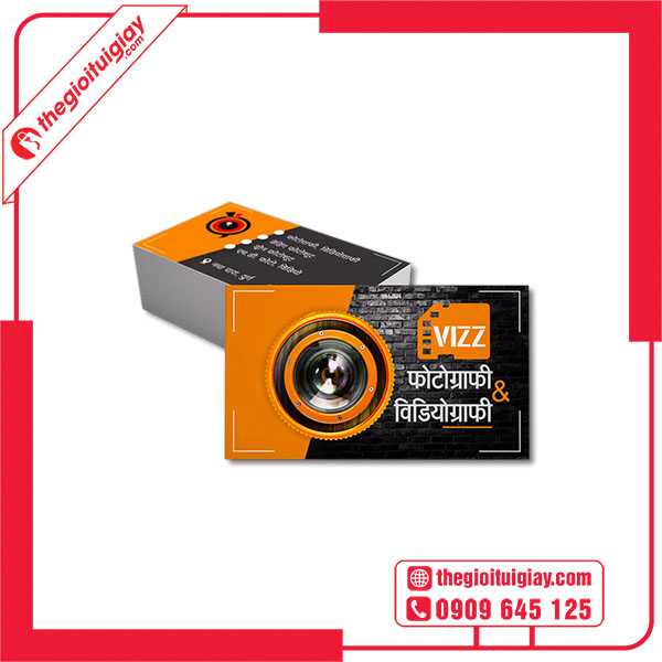 Mẫu card visit camera VIZZ