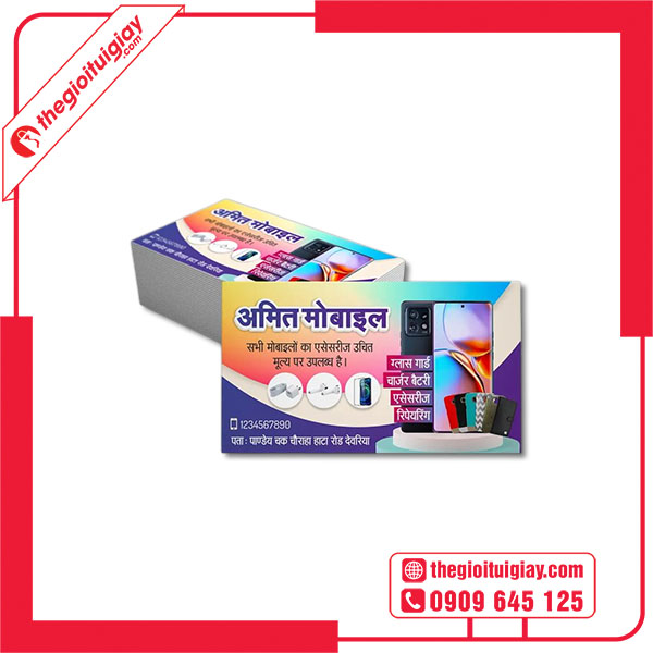 Mẫu card visit cửa hàng điện thoại sáng tạo
