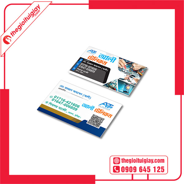 Mẫu card visit cửa hàng điện thoại chuyên nghiệp