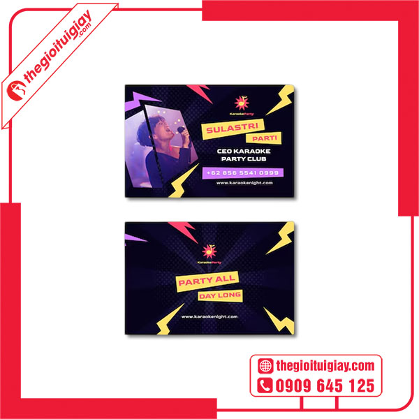 Mẫu card visit karaoke SULASTRI