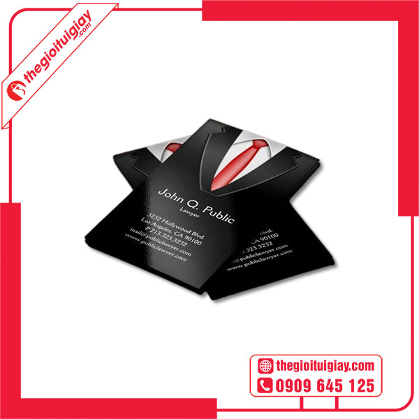 Mẫu card visit luật sư John Q. Public