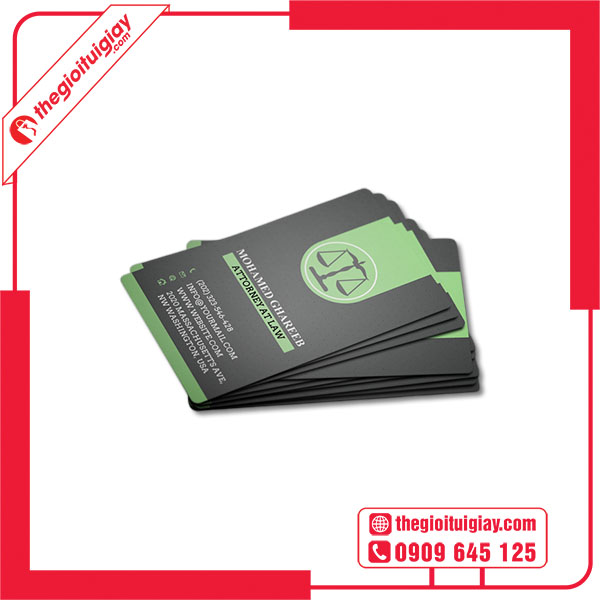 Mẫu card visit luật sư thu hút