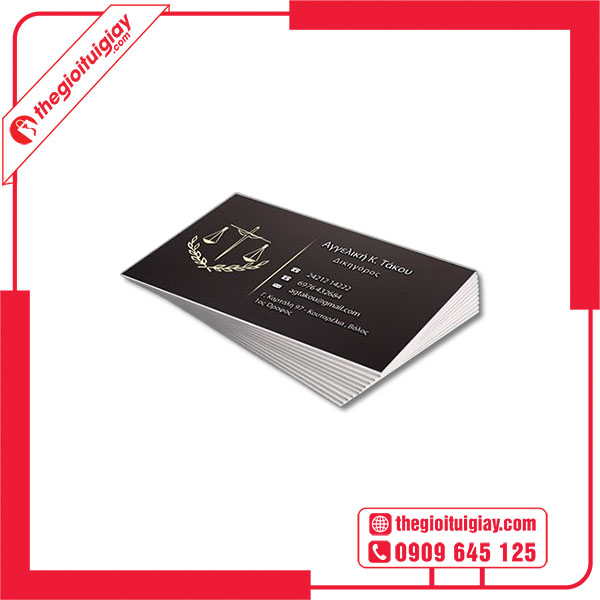 Mẫu card visit luật sư chuyên nghiệp