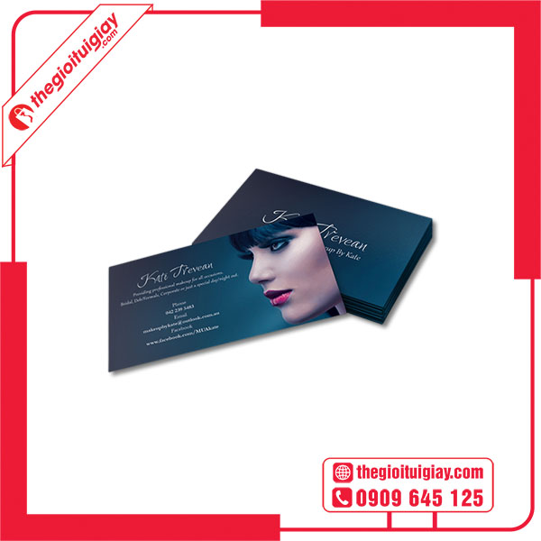 Mẫu card visit make up Kate Jrevean