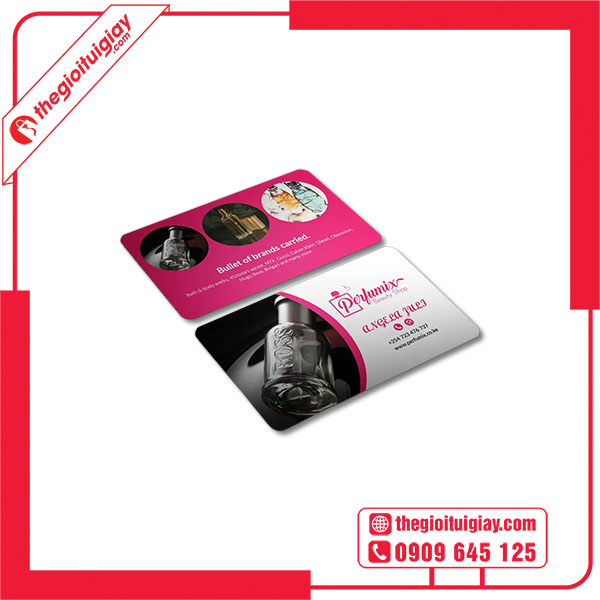 Mẫu card visit mỹ phẩm Perfumix
