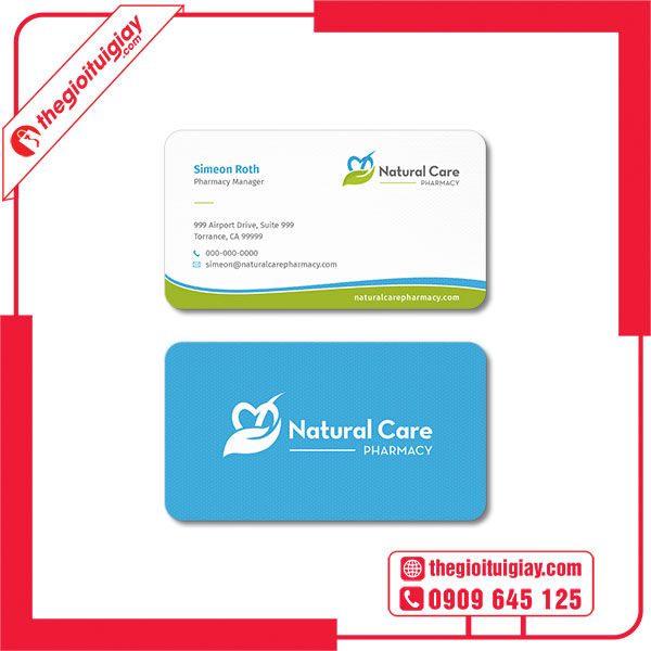 Mẫu card visit nhà thuốc thu hút