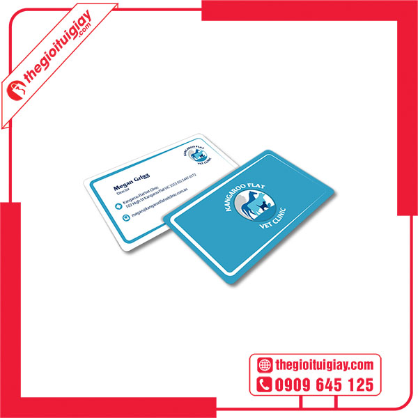 Mẫu card visit thú y Megan Grigg