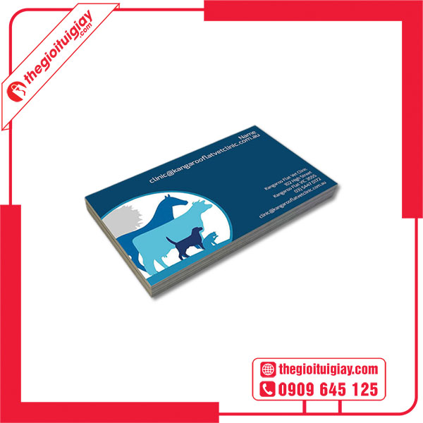 Mẫu card visit thú y cao cấp