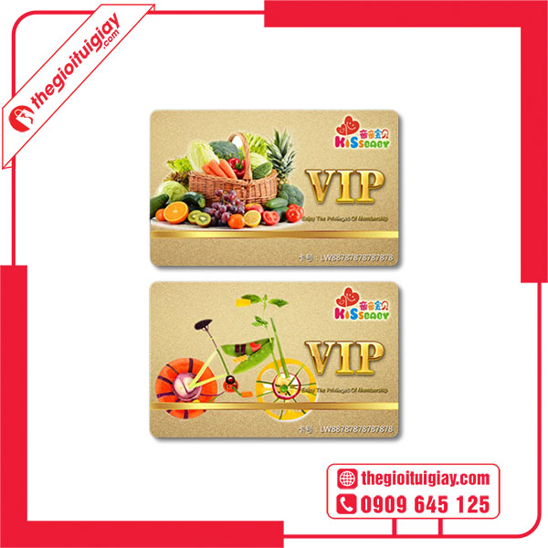 Mẫu card visit trái cây sang trọng