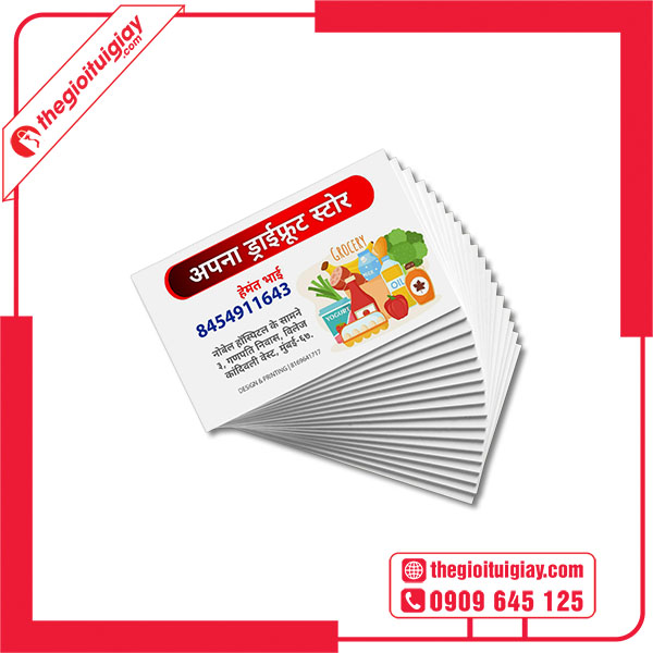 Mẫu card visit trái cây sáng tạo