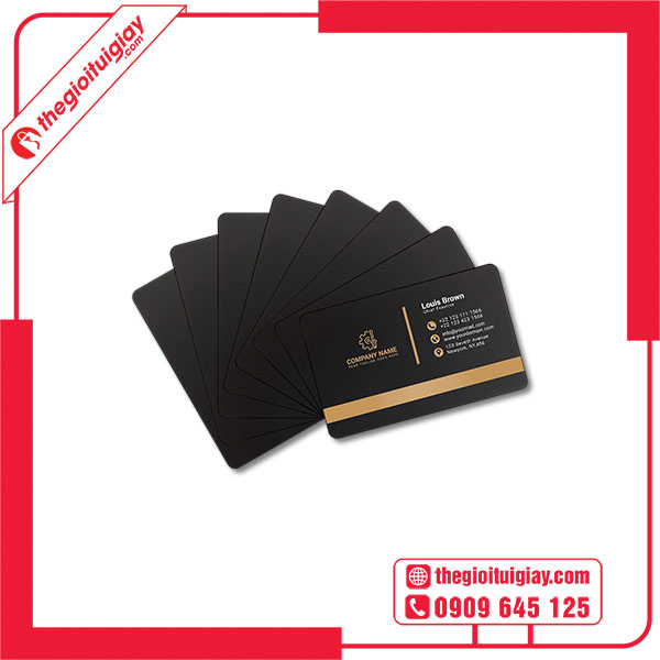 Mẫu card visit VIP Louis Brown