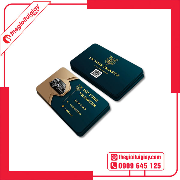 Mẫu card visit VIP TOUR TRANSFER