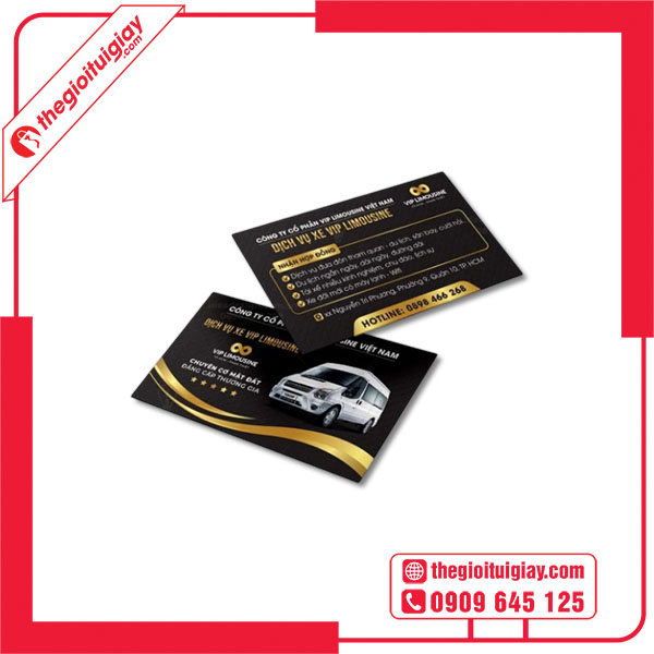 Mẫu card visit VIP LIMOUSINE
