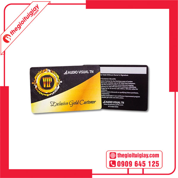 Mẫu card visit VIP AUDIO VISUAL TN