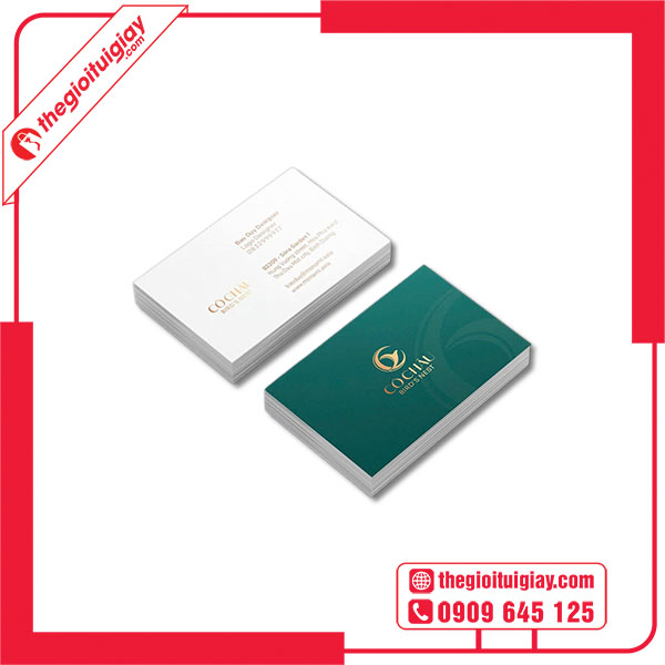 Mẫu card visit yến sào CÔ CHÂU