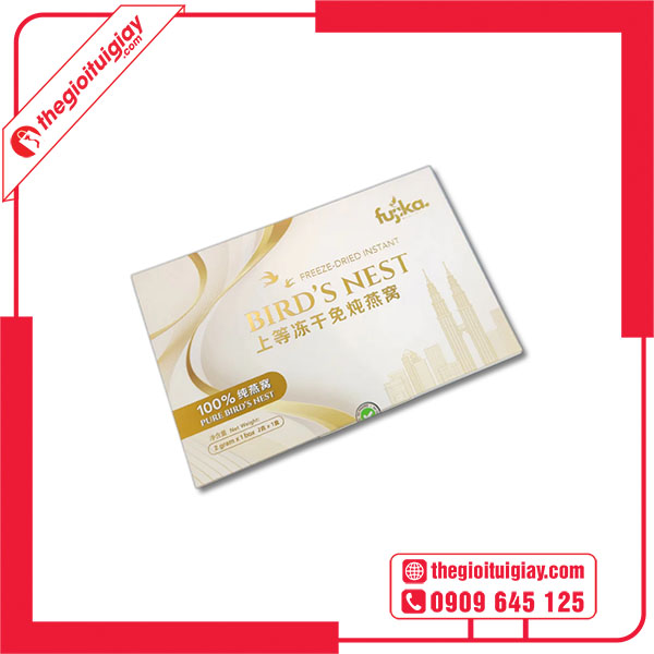 Mẫu card visit yến sào sang trọng