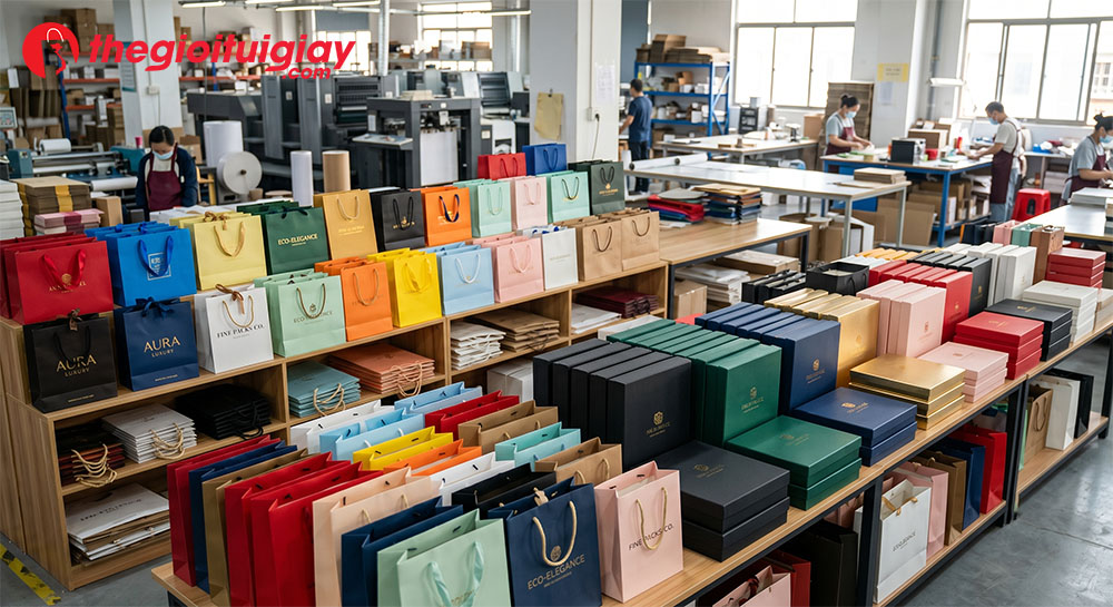 Ứng dụng công nghệ in offset trong sản xuất bao bì túi giấy cao cấp