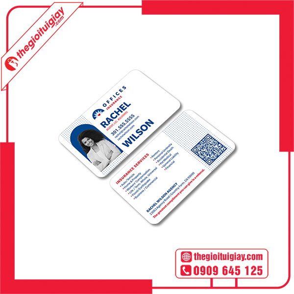 Mẫu card visit bảo hiểm OFFICES
