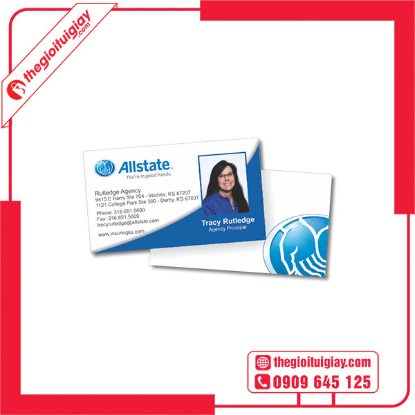 Mẫu card visit bảo hiểm Allstate