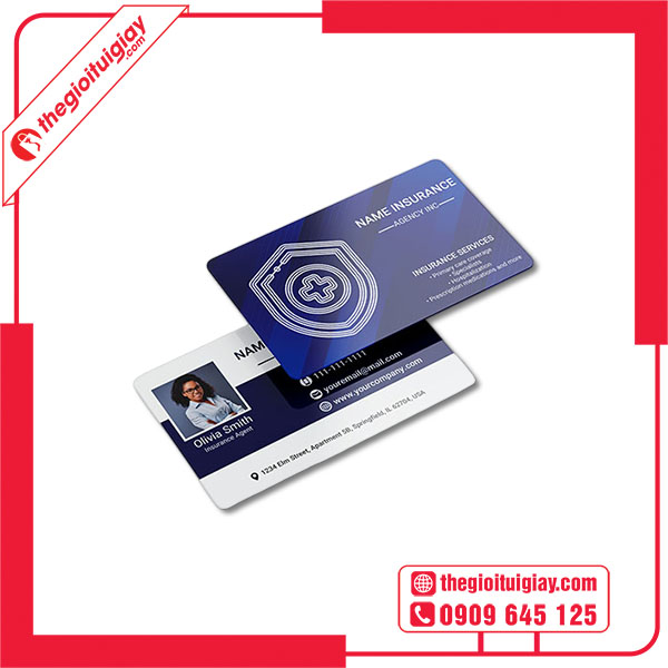 Mẫu card visit bảo hiểm sáng tạo