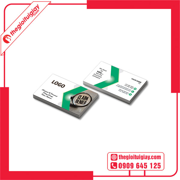 Mẫu card visit bảo hiểm đẹp mắt