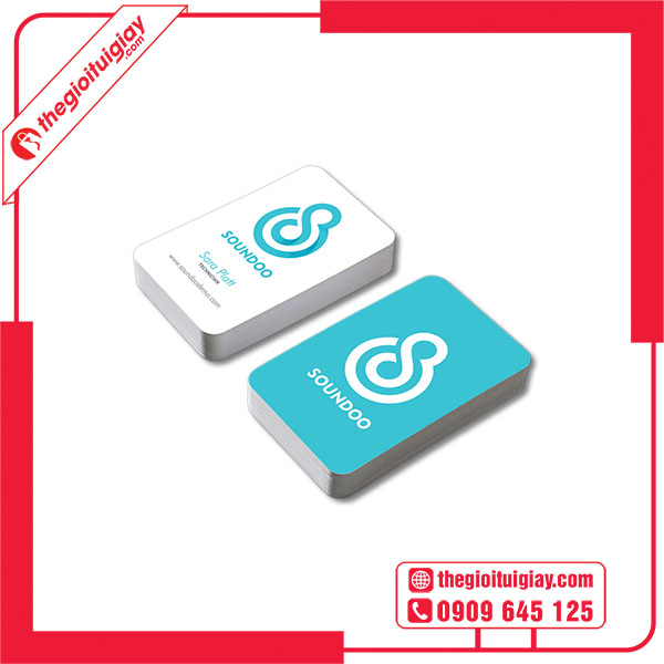 Mẫu card visit bo góc SOUNDOO