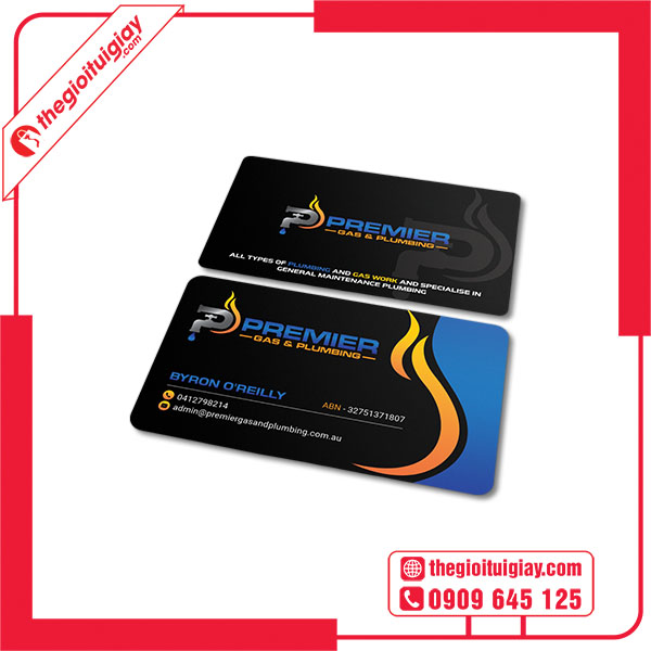 Mẫu card visit gas PREMIER