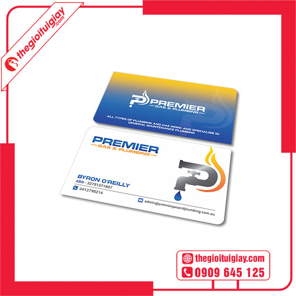 Mẫu card visit gas ấn tượng