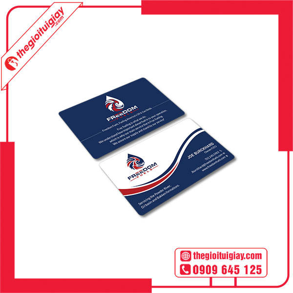 Mẫu card visit gas FREEDOM