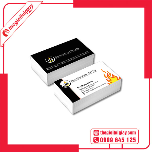 Mẫu card visit gas GS