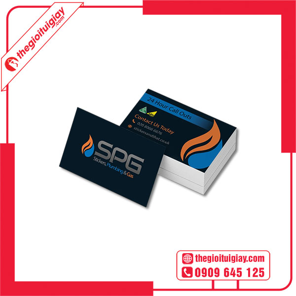 Mẫu card visit gas SPG