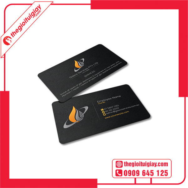 Mẫu card visit gas cao cấp