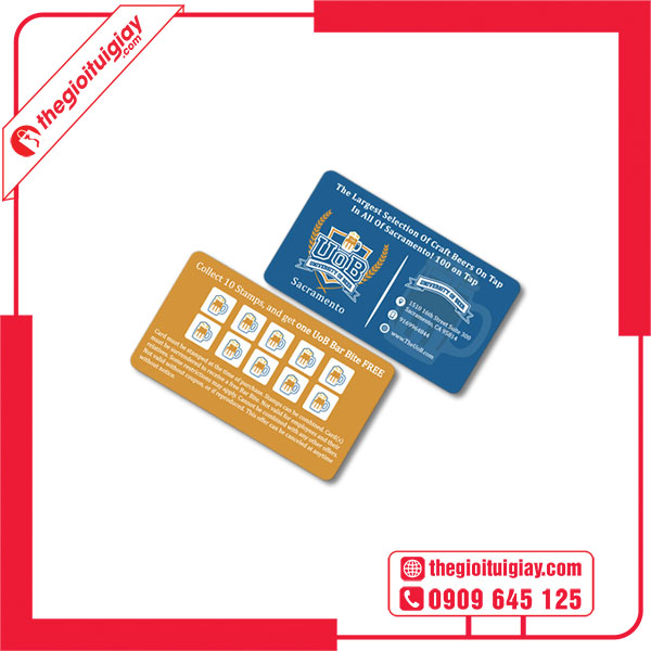 Mẫu card visit quán nhậu UOB