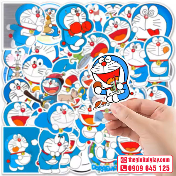 Mẫu sticker Doraemon dễ thương