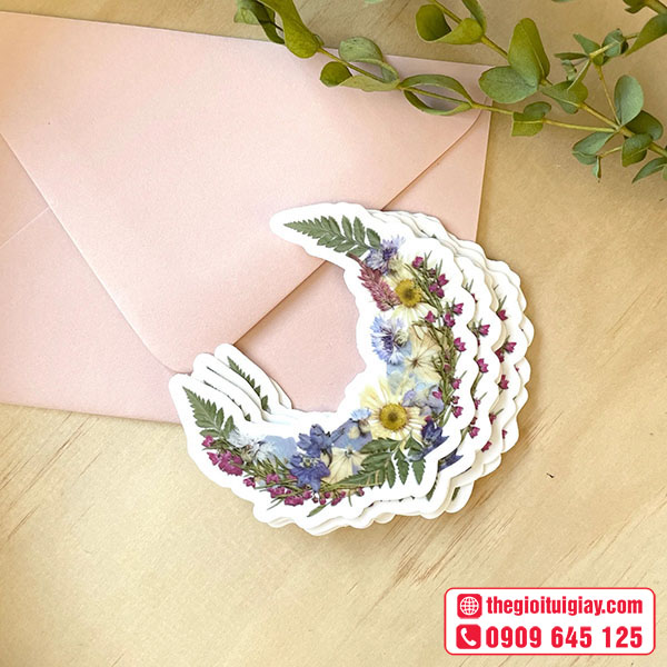 Mẫu sticker vòng hoa